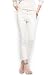 Mango Women's Slim-fit Cropped Trousers, 4, Off-white