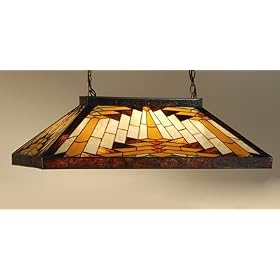 Craftsman Mission Navajo Billiards Pool Table Island Light by Meyda Tiffany by Meyda