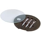 Revolving Glass Cheese Board By Trudeau