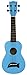 Kala MKA-SD-LBL Makala Dolphin Soprano Ukulele Bundle with Gig Bag, Austin Bazaar Instructional DVD, Clip-On Tuner, and Polishing Cloth - Light Blue