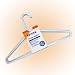 Homz Closet 6878/10WH.14 10PK White Plastic Hanger