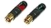 Neutrik NF2C-B/2 ProFi RCA Plug Pair