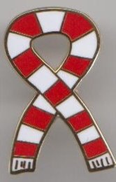 Hull Kingston Rovers Rugby League Retro Bar Scarf Pin Badge