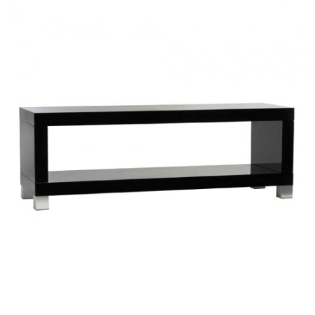 Omnimount Echo50LE 2-Shelf Video Table 50-Inch Wide, Black Lacquer