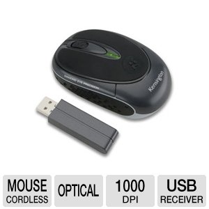 Kensington Ci65m Wireless Notebook Optical Mouse for PC or Mac K72267US