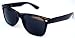 Black Wayfarer Blues Brother Sunglasses with Smoke Lens