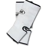 M WHITE DUO Muay Thai Kickboxing Ankle Support Anklets