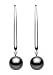 Kit Heath 50NFBP Ladies Drop Statement Black Pearl Earrings