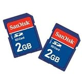 Buy SanDisk 2 GB SD Flash Memory Card 2-Pack SDSDB2-2048-A11