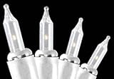 Club Pack of 1200 White Commercial Grade 100pc Christmas Lights White Wire