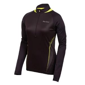 Pearl Izumi Women's Fly Intercool Long Sleeve Shirt, Black/Lime, Small
