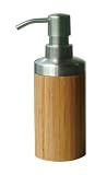 Zeller 18345 Seifenspender, Bamboo/Edelstahl / &oslash; 6.5 x 17.5