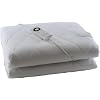 Sleepwell Luxury 100 Percent Cotton Single Heated Mattress Cover with Intelliheat Technology