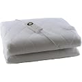 Sleepwell Luxury 100 Percent Cotton Single Heated Mattress Cover with Intelliheat Technology