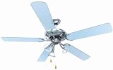 Monza - 132cm/52" Designer Italian Ceiling Fan with 3 Spotlights