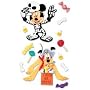 Ek Success Disney DJBM011 Mickey and Pluto Trick Or Treat 3-D Sticker