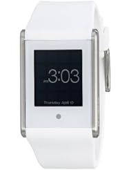 Phosphor Unisex TT04 Touch Time Digital Display Quartz White Watch