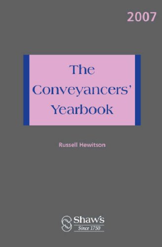 Childrens Toyshop  Books : The Conveyancers' Yearbook