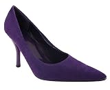 SUEDE POINTED TOE HEEL
