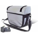  Basil Forest Waterproof Bicycle Handlebar Bag, 7L, Silver