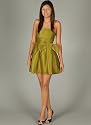 Strapless Thai Silk Bow Formal for Bridesmaid Formal Prom