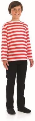 Red & White Pirate Wally Childs Fancy Dress Costume - S 112cms