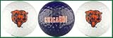 Chicago Bears Golf Balls 3 Piece Gift Set with NFL Football Team Logos