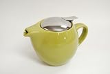teapots-with-infuser 16 oz Ceramic Teapot with S/S Lid & Infuser - Green