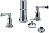 Hansgrohe 04054 Swing Widespread Vertical Spray Bidet Faucet with Scroll Handles