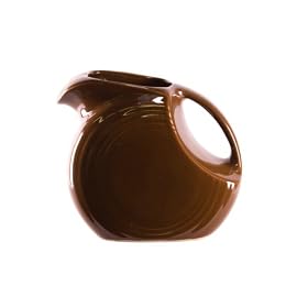 Fiesta 67-1 4-Ounce Large Disk Pitcher, Chocolate by Fiestaware