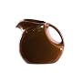Fiesta 67-1/4-Ounce Large Disk Pitcher, Chocolate