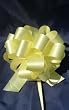 10 Pull String Bows - Gift Wrap Packaging - 5" 20 Loops - 1 1/4" - Yellow