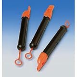 Slide Whistle, black and orange - 12 pieces