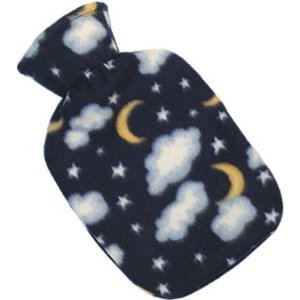 Click to see more detail Night Sky Fleece Covered Hot Water Bottle - Made in Germany Night Sky Fleece Covered Hot Water Bottle - Made in Germany