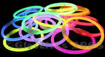 Childrens Toyshop  Toys : 500 glow in the dark glow stick bracelets, Mega Pack