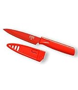 Kuhn Rikon Paring Knife Nonstick Red