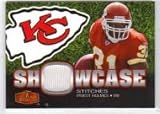 2006 Flair Showcase Showcase Stitches Jersey #SHSPH Priest Holmes - Kansas City Chiefs (Piece of Authentic Jersey) (Football Cards)
