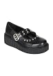 2 Inch Platform Mary Jane Creeper Women'S Size Shoe With Eyelette Strap