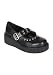 2 Inch Platform Mary Jane Creeper Women'S Size Shoe With Eyelette Strap