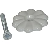 AP Products 012-RT50 W 6X 1- 1 2 Zinc White Tri-Drive Oval Head Screw by A P Products