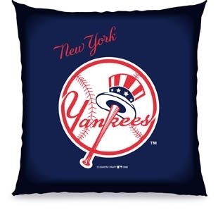 Buy MLB Baseball 27 Floor Pillow New York Yankees - Team Sports Fan Shop Merchandise by Biederlack