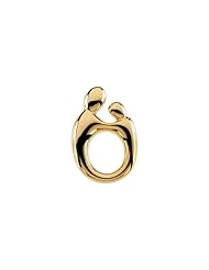 14.50x09.75 mm Mother and Child Small Pendant in 14K Yellow Gold