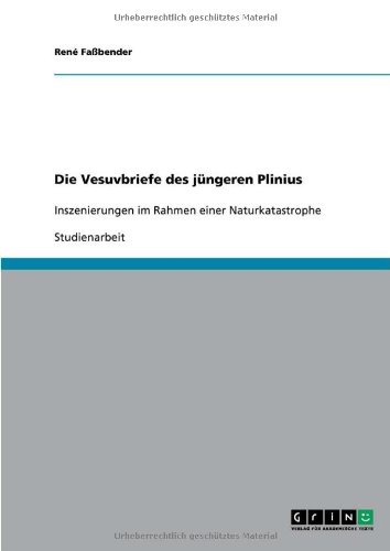 Die Vesuvbriefe des jüngeren Plinius (German Edition)