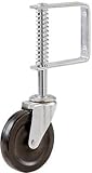 Shepherd #9785 4 Rubber Black Gate Caster