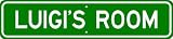 LUIGI ROOM SIGN - Personalized Gift Boy or Girl, Aluminum