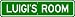 LUIGI ROOM SIGN - Personalized Gift Boy or Girl, Aluminum