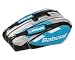 Sports : Babolat Club Line 12er Racket-Tasche blau/silber