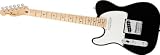 Fender Standard Telecaster Left-Handed Electric Guitar, Black Maple Fretboard