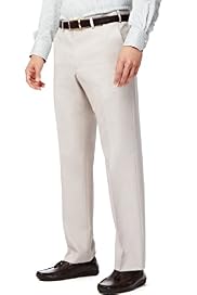 Collezione Luxury Active Waistband Easycare Flat Front Trousers with Silk