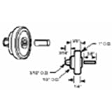 Prime Line Prod. 19837 Shower Door Roller